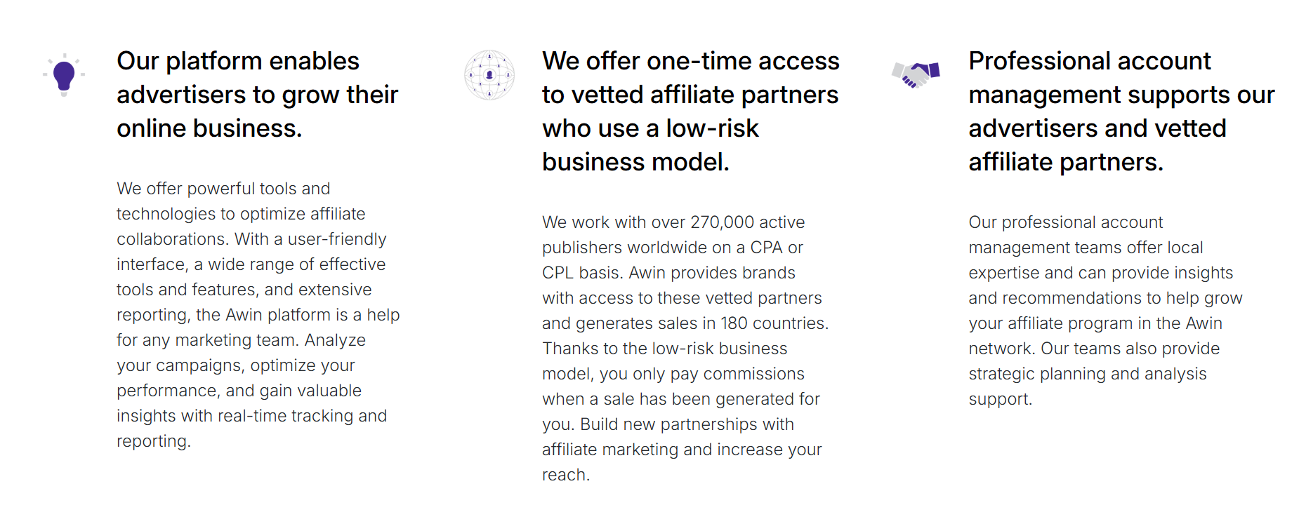 Affiliate marketing platform visual