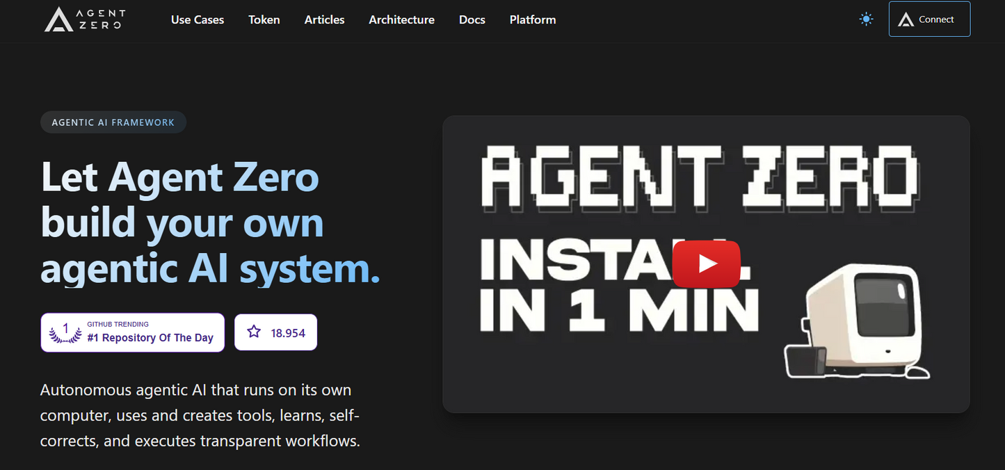 🕵️ Agent Zero — Open-Source Agentic AI Framework für autonome Workflows