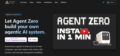 🕵️ Agent Zero — Open-Source Agentic AI Framework für autonome Workflows