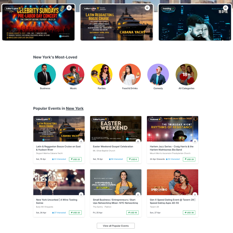 Allevent: Die Plattform für alle Arten von Veranstaltungen – Einfache Organisation und Promotion