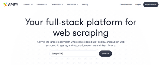 Apify: Die Full-Stack-Plattform für Web Scraping und Datenextraktion 📊✨☁️