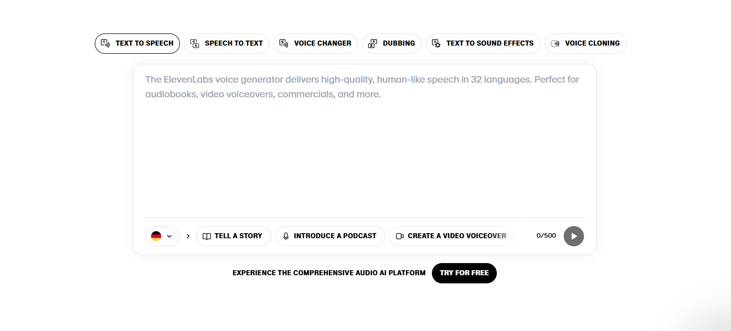 Audio plugin interface on monitor