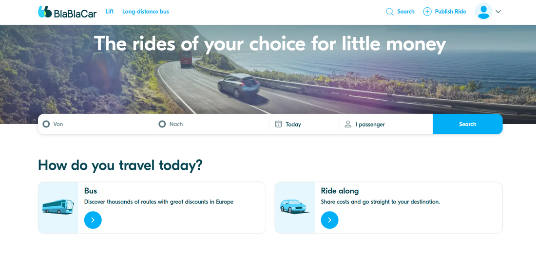 BlaBlaCar – Mitfahrgelegenheiten und Busreisen neu erleben 🛠️