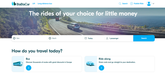 BlaBlaCar – Mitfahrgelegenheiten und Busreisen neu erleben 🛠️