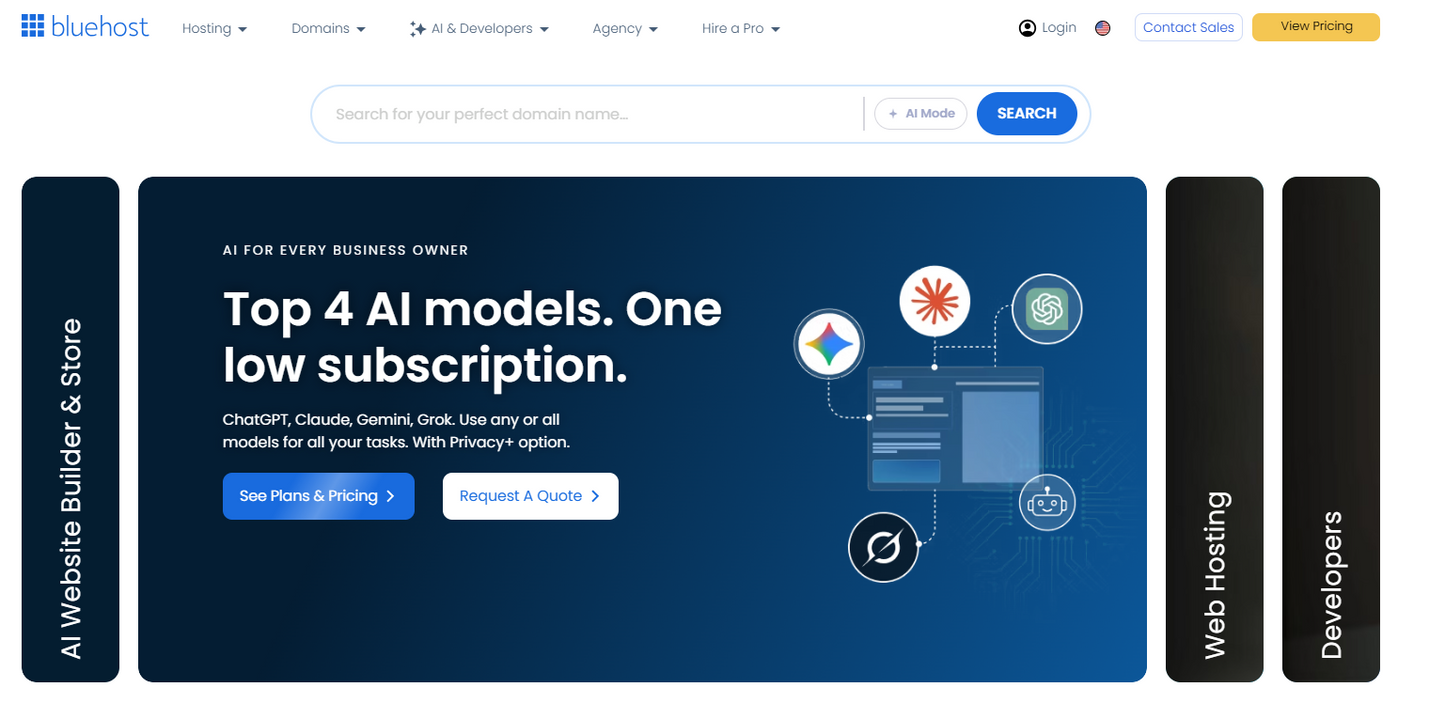 🌎 Bluehost — Bluehost - Domain-Registrierung und Webhosting mit Top-Service