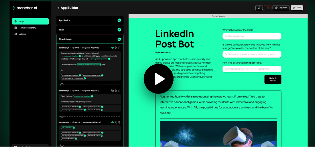 Brancher.ai: KI-Apps erstellen – ganz ohne Code! 🚀✨