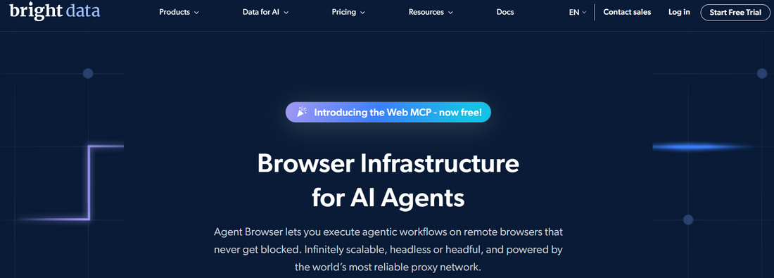 Bright Data Agent Browser – leistungsstarke KI-Browser-Infrastruktur