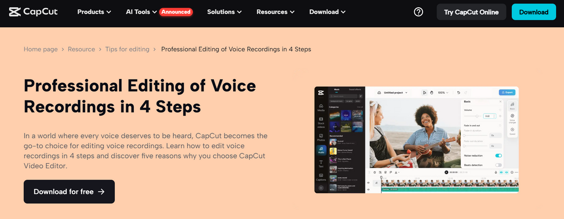 CapCut: Kostenlose Video-Editor-App für Mobile und Desktop
