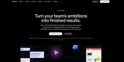 🖱️ ChatGPT Work — ist die Desktop-Erweiterung von OpenAI, die es ChatGPT ermöglicht, auf Inhalte in unterstützten Desktop-Anwendungen wie VS Code, Xcode, Terminal und iTerm2 zuzugreifen — bringt Coding-Workflows direkt in den ChatGPT-Desktop-Client