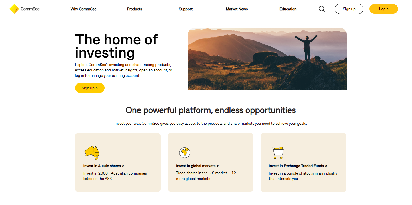 🇦🇺 CommSec — Australiens führender Online-Broker seit 1995
