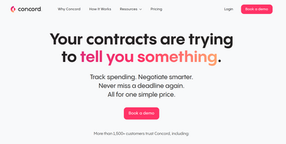 Concord: Contract Lifecycle Management (CLM) – Verträge einfach erstellen, verhandeln & verwalten