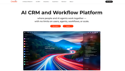 🇺🇸 Creatio — Creatio ist eine 2014 in Boston gegründete Low-Code-Plattform für CRM und Workflow-Automatisierung, die Sales, Marketing und Service mit No-Code-Tools für mittelständische Unternehmen kombiniert.