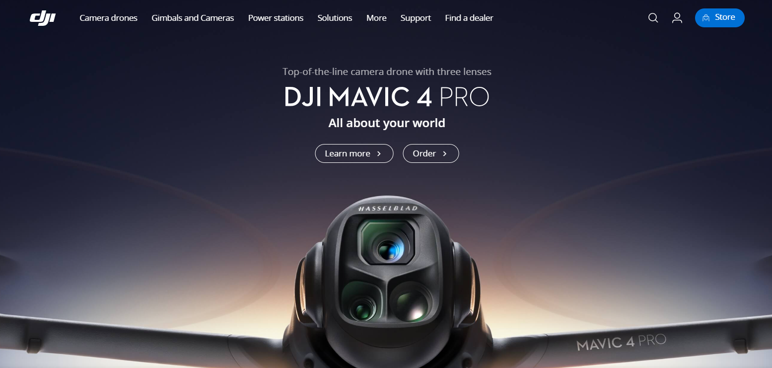 DJI: Innovationen, die die Welt sehen lässt – Offizielle Webseite 🚁🎥🤖