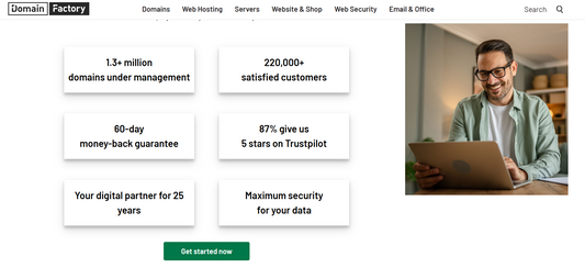 🗺️DomainFactory — DomainFactory - Domain-Registrierung und Webhosting mit Top-Service