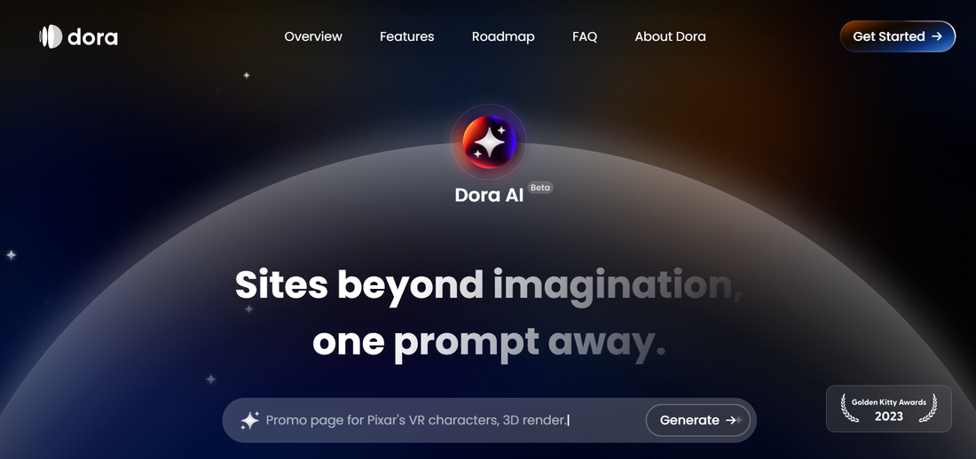 Dora: Erstellen Sie interaktive Websites ohne Code – Animationen, 3D & mehr