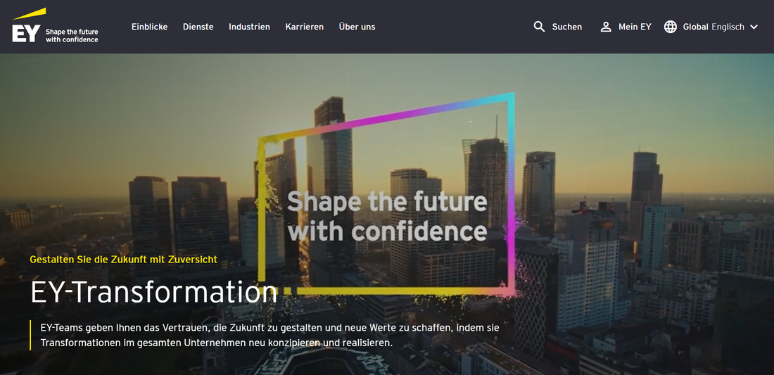 EY: Gestalten Sie die Zukunft mit Zuversicht 🤝💡🌍