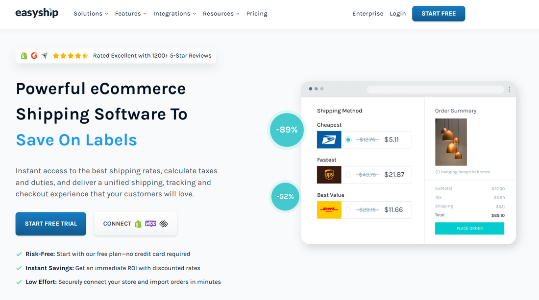 Easyship: Vereinfachen Sie Ihren globalen E-Commerce-Versand