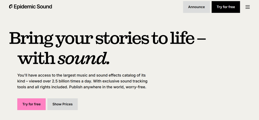 Lizenzfreie Musik und Soundeffekte für Ihre Kreativität