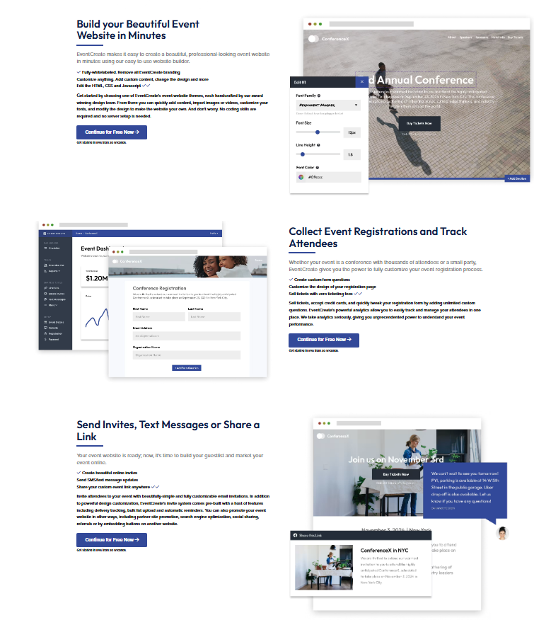 Event livestream with chat window