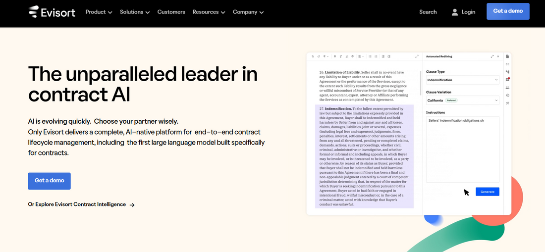 Evisort: KI-gestütztes Vertragsmanagement – Intelligente Analyse und effiziente Verwaltung