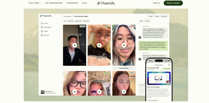 🇸🇪 Fluencify — Fluencify ist eine 2025 in Stockholm gegründete SaaS-Plattform für Creator-Marketing-Operations, die den kompletten Kampagnen-Lebenszyklus von Briefing, Matching, Quality-Control, Distribution und Payouts in 85+ Ländern automatisiert und 13.000+ aktive Creators mit AI-Agents managt.