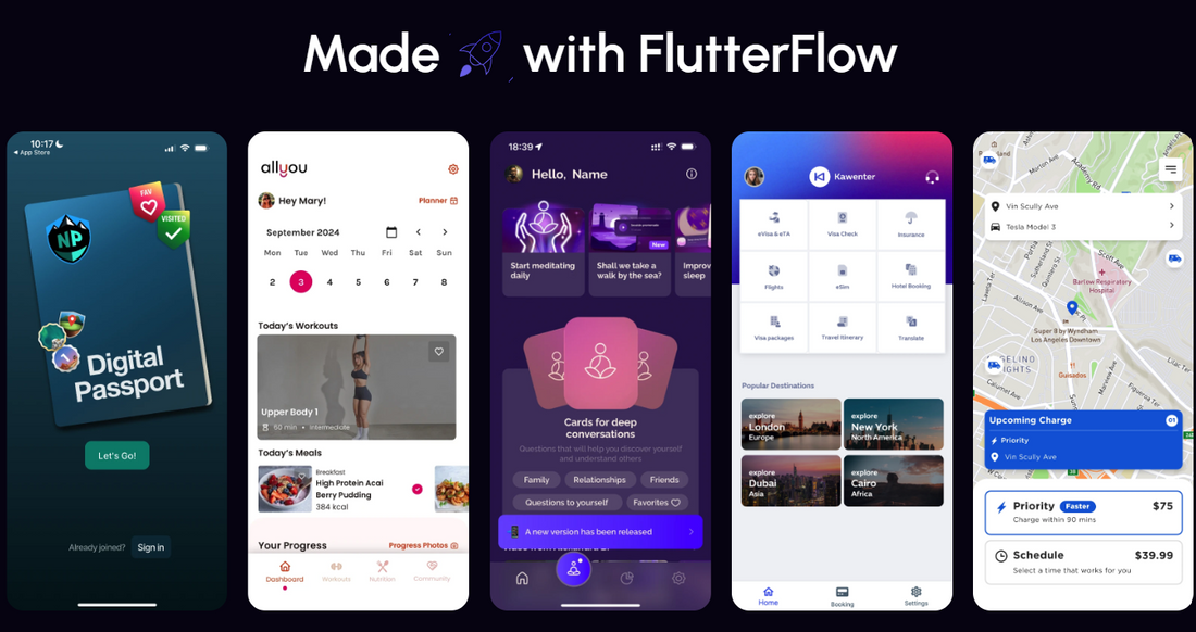 📱 FlutterFlow - helps you build high quality, customized apps quickly
