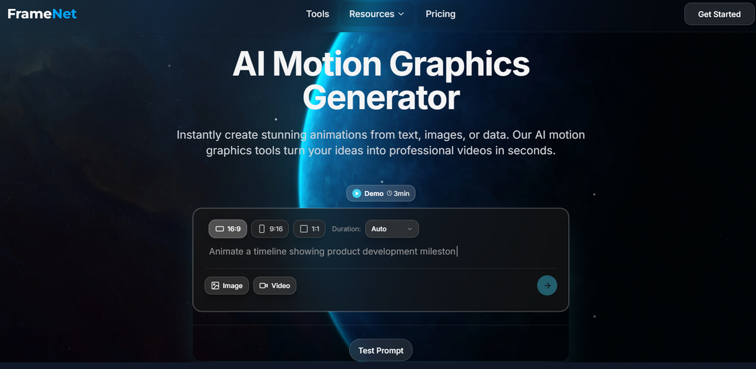 FrameNet AI: Dein intelligenter Motion Graphics Designer 🪴🧠