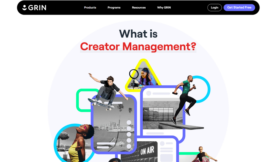 🇺🇸 🛍️ GRIN — GRIN ist eine 2014 in Sacramento gegruendete Creator-Management-Plattform, die 2026 unter dem Namen GRIN und mit dem AI-Agent Gia oeffentlich verfuegbar gemacht wurde