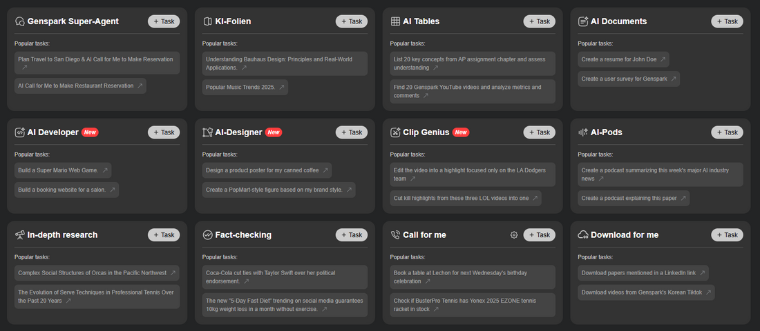 Genspark.ai 🪴 – Die KI Agenten Plattform, die Wissen neu definiert 📚🤖🌍