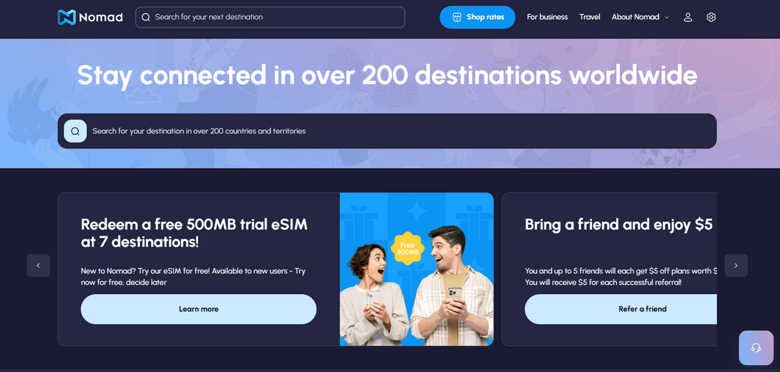 GetNomad - Dein Schlüssel zur globalen Freiheit & Vernetzung