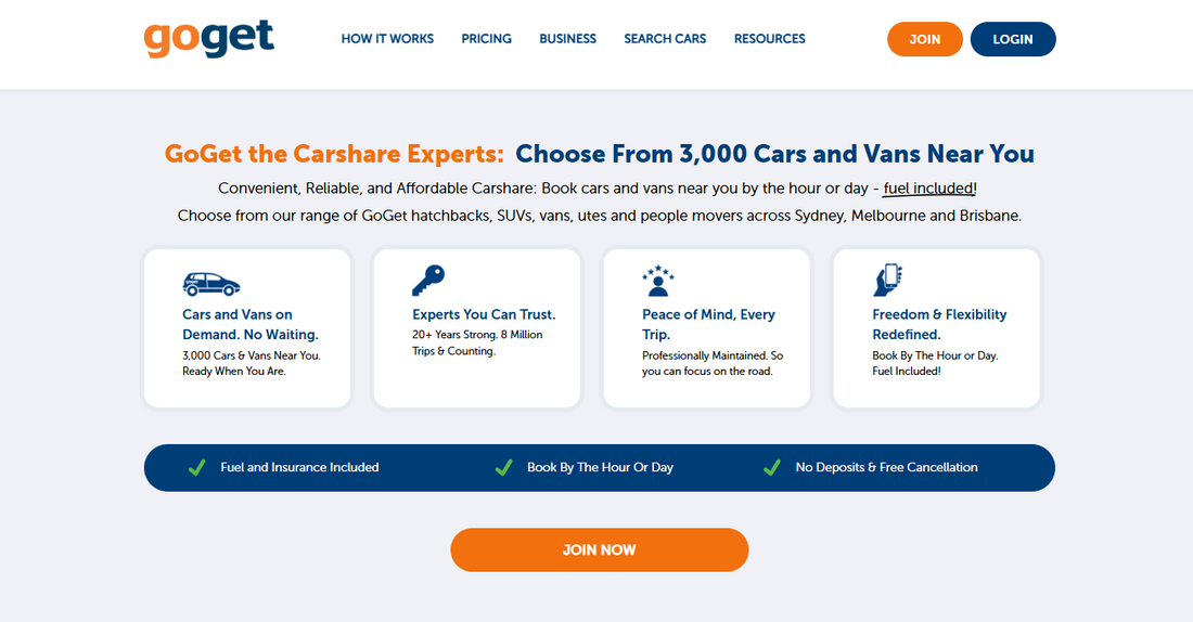 GoGet – Carsharing für ein flexibles Leben in Au🚗🌏