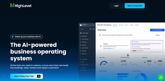 🇺🇸 GoHighLevel ist eine 2018 in Dallas gegründete All-in-One-Plattform für Marketing-Agenturen und SMB mit CRM, Marketing-Automation, Sales-Funnels und White-Label-Lösungen, die unter 497 USD/Monat unbegrenzte Sub-Accounts für Agenturen bietet.

GoHighLevel richtet sich an Marketing-Agenturen, Coaches, Berater und kleine Dienstleister die eine White-Label-fähige All-in-One-Plattform mit CRM, Marketing und Sales suchen, die sie unter eigener Marke weiterverkaufen können..