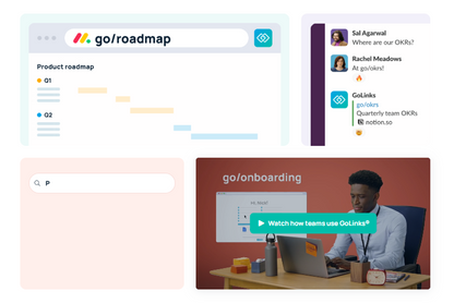 🔎 GoLinks — Das Unternehmen ist eine KI-getriebene Plattform für Wissens-Discovery und Link-Management. Interne Kurzlinks namens Go Links geben Teams sofortigen Zugriff auf Projektdokumente, Richtlinien und gemeinsames Wissen