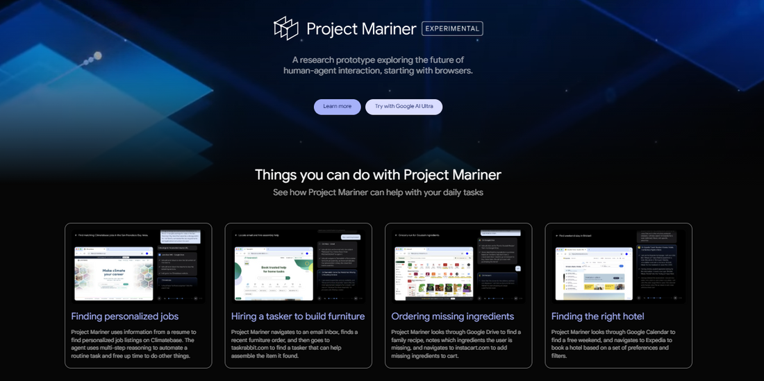 Google Project Mariner – KI‑Agent für intelligentes Web‑Arbeiten