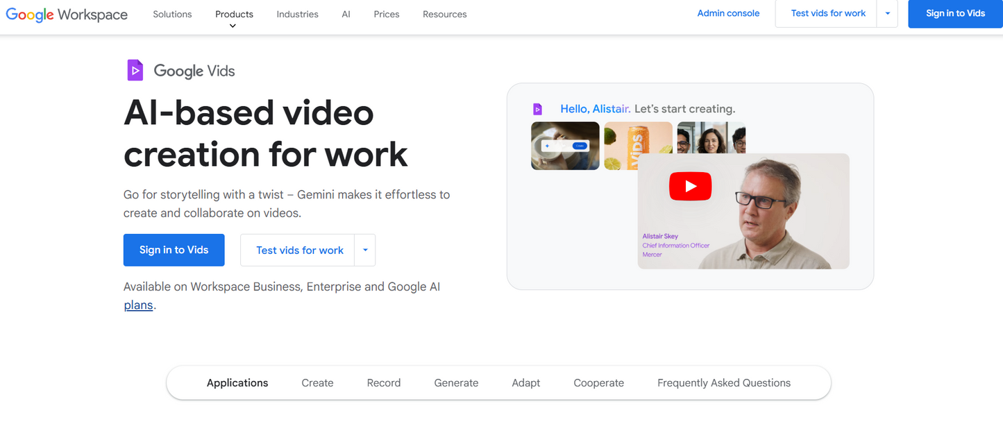 Google Vids – KI-unterstützte Videoerstellung direkt in Google Workspace 🧠📹