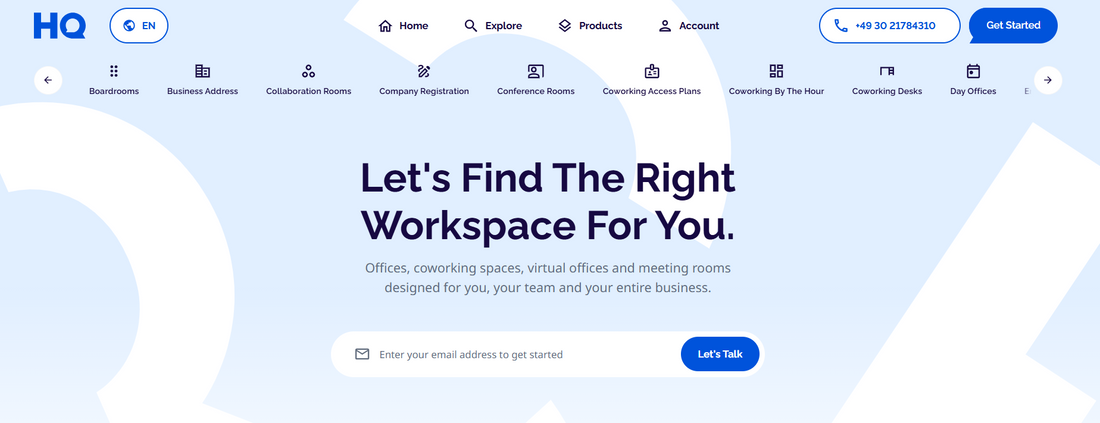 HQ - Professionelle Arbeitsplätze & Bürolösungen für Ihren Erfolg