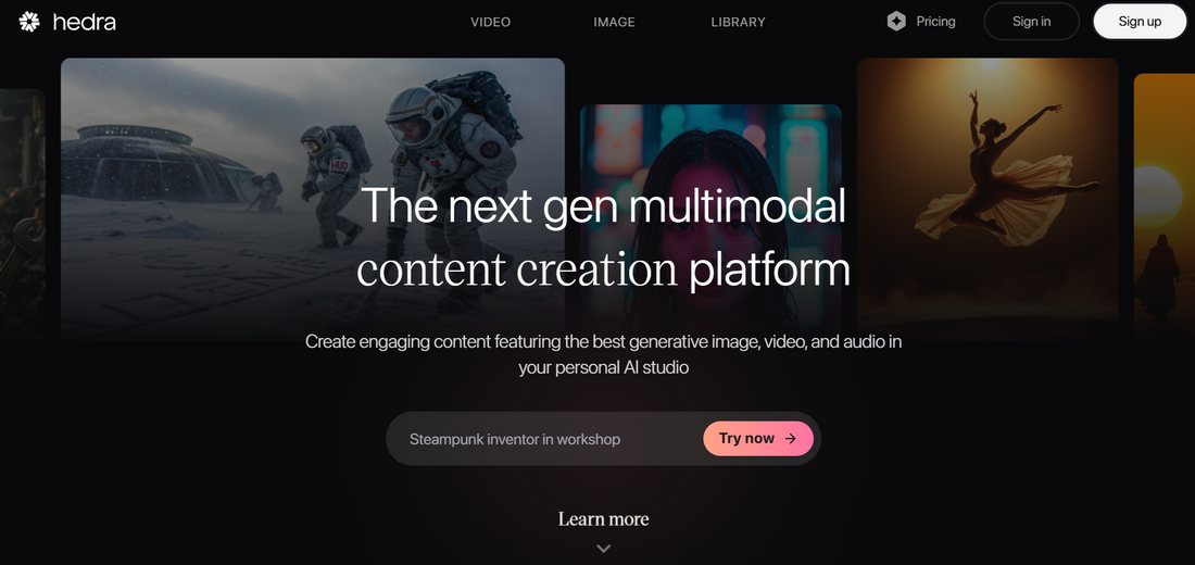 Hedra: KI-gestützte Plattform für einfache Content-Erstellung