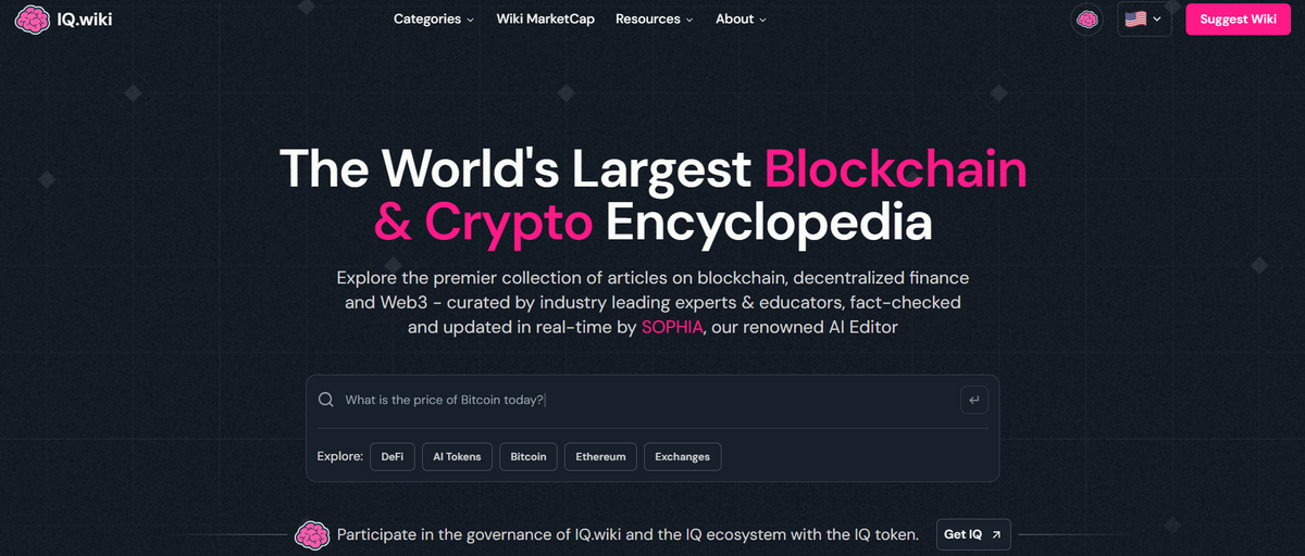 🧠 IQ.wiki — die groesste Blockchain- und Krypto-Enzyklopaedie der Welt