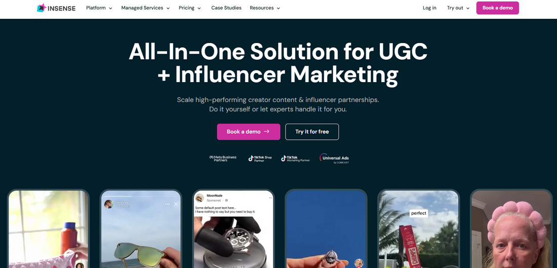 📱 Insense — Insense ist eine 2016 von Danil Saliukov gegründete UGC- und Influencer-Marketing-Plattform mit 75.500 verifizierten Creators in über 35 Ländern und offiziellen Partnerschaften mit Meta und TikTok