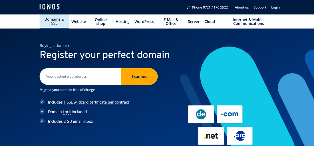 Ionos internet aufbau