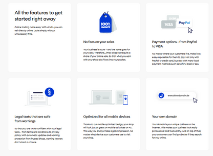 🛒 Jimdo — KI-gestützter Website-Builder mit integriertem Online-Shop