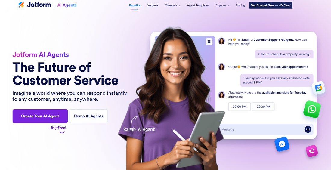 Jotform AI Agents – Smarte Assistenten für dein Unternehmen 🚀