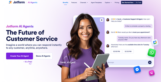 Jotform AI Agents – Smarte Assistenten für dein Unternehmen 🚀