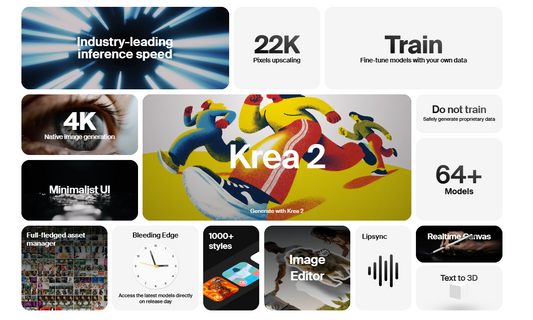 🎨 Krea AI – Ihre Plattform für innovative KI-gestützte Kreativwerkzeuge