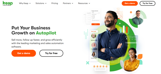 🇺🇸 Keap (ehemals Infusionsoft) ist eine 2001 in Phoenix gegründete All-in-One-CRM- und Marketing-Automation-Plattform für kleine Unternehmen mit integriertem Email-Marketing, Sales-Pipeline und Payment-Processing.

Keap richtet sich an Kleine Unternehmen, Coaches, Berater und Dienstleister die ein All-in-One-System mit CRM, Email-Marketing und wiederkehrenden Zahlungen suchen..