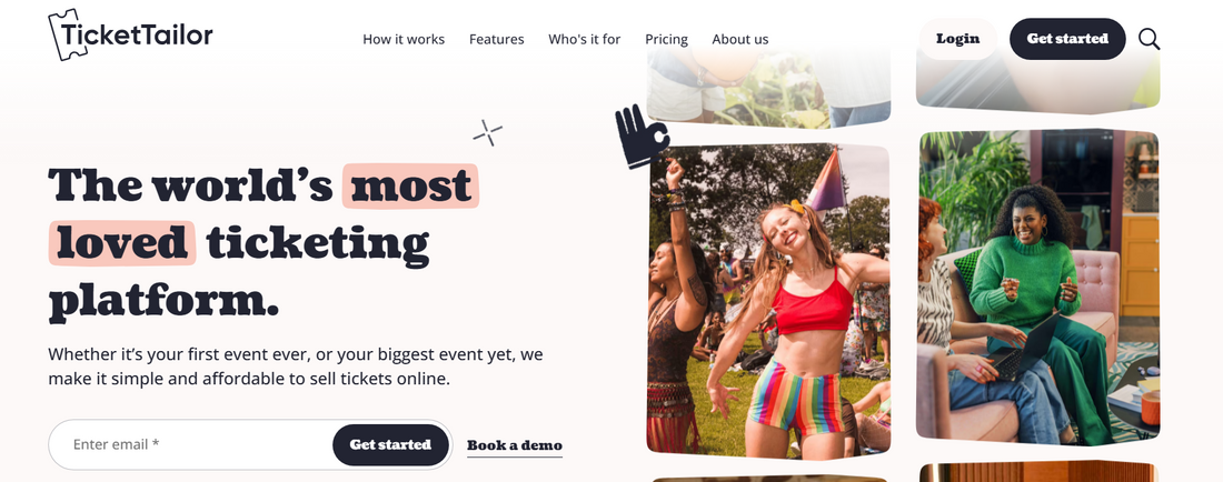 Keynote speaker on illuminated stage