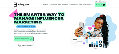 🇫🇷 🇪🇺 Kolsquare — Kolsquare ist eine 2018 in Paris gegruendete europaeische Influencer-Marketing-Plattform und Certified B Corporation, die seit Oktober 2024 zur Team.blue-Gruppe gehoert