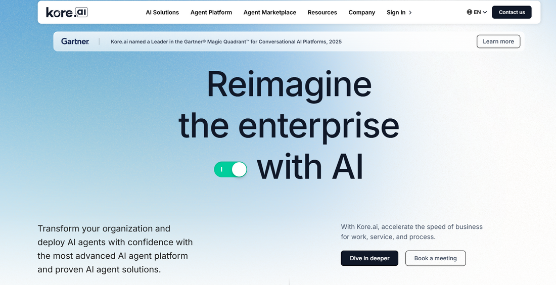 Kore.ai – Enterprise-KI-Agenten fürs ganze Unternehmen 🌐✨