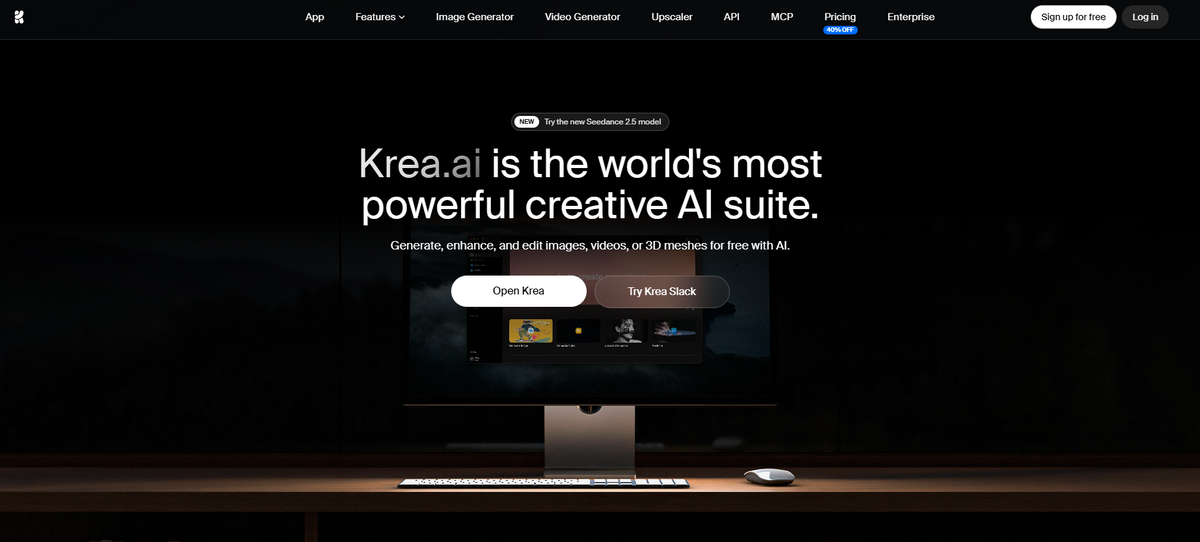 🎨 Krea AI – Ihre Plattform für innovative KI-gestützte Kreativwerkzeuge