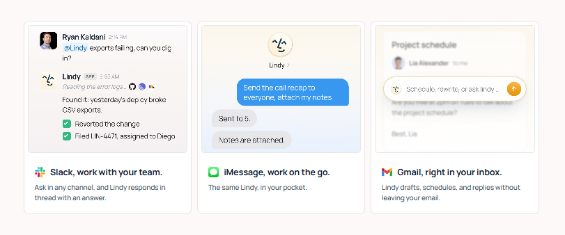 🇺🇸 Lindy AI ist eine 2023 in San Francisco gegründete No-Code-Plattform für autonome AI-Agents die eigenständig Verkaufstasks wie Outreach, Termin-Buchung und Follow-up ausführen können.